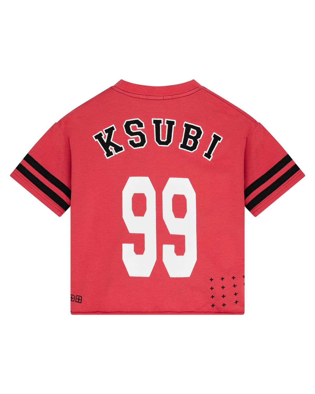 Kids Lil Duke Ss Jersey Crimson Tees - Red