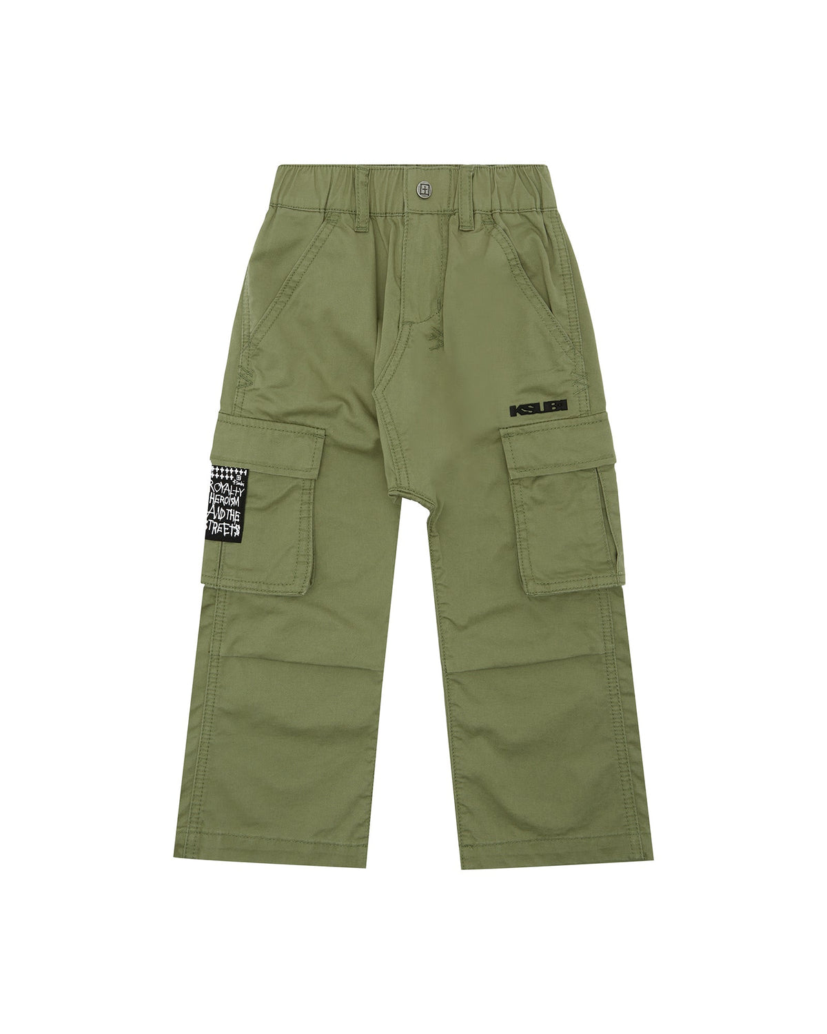 Kids Lil Krush Cargo Pant Khaki Relaxed Pants - Khaki