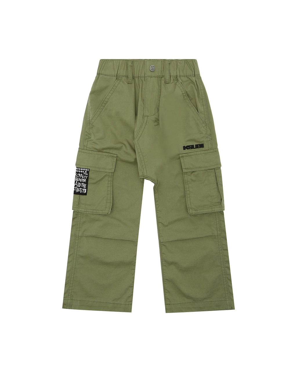 Kids Lil Krush Cargo Pant Khaki Relaxed Pants - Khaki