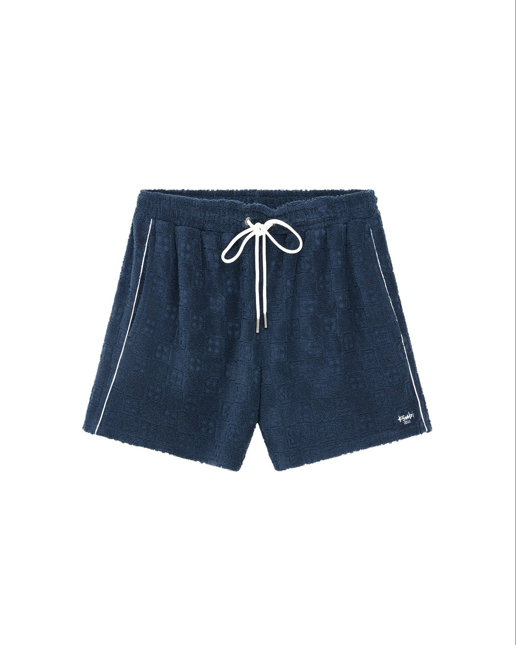 Mens Lounge Short Navy Relaxed Walkshorts - Navy