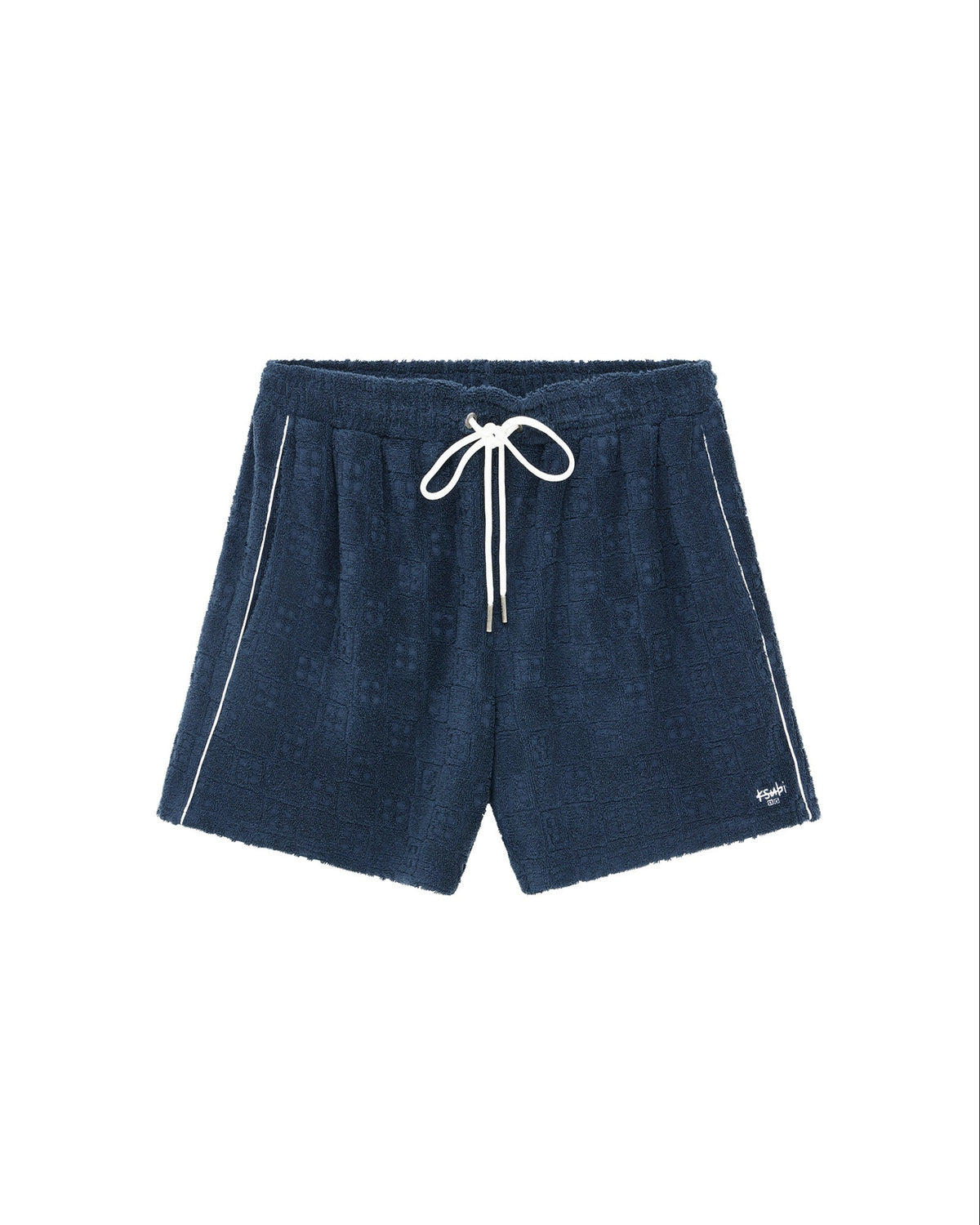 Mens Lounge Short Navy Relaxed Walkshorts - Navy