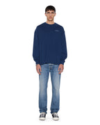 Mens Mekanik Ekcess Ls Tee Navy Oversized Tees - Navy