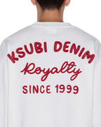 Mens Mekanik Ekcess Ls Tee White/red Oversized Tees - White