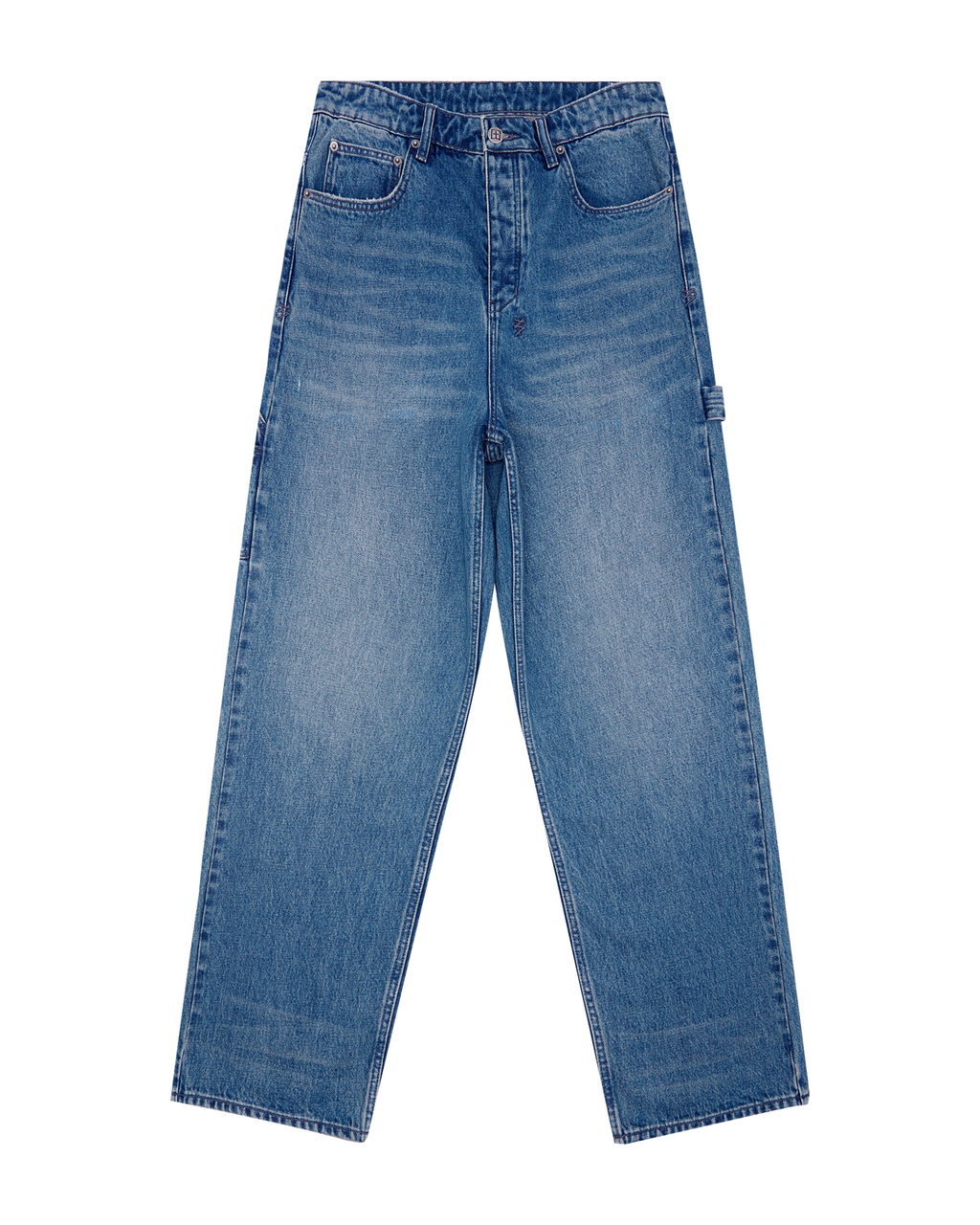 Mens Maxx Mids Baggy Denim Jeans - Denim