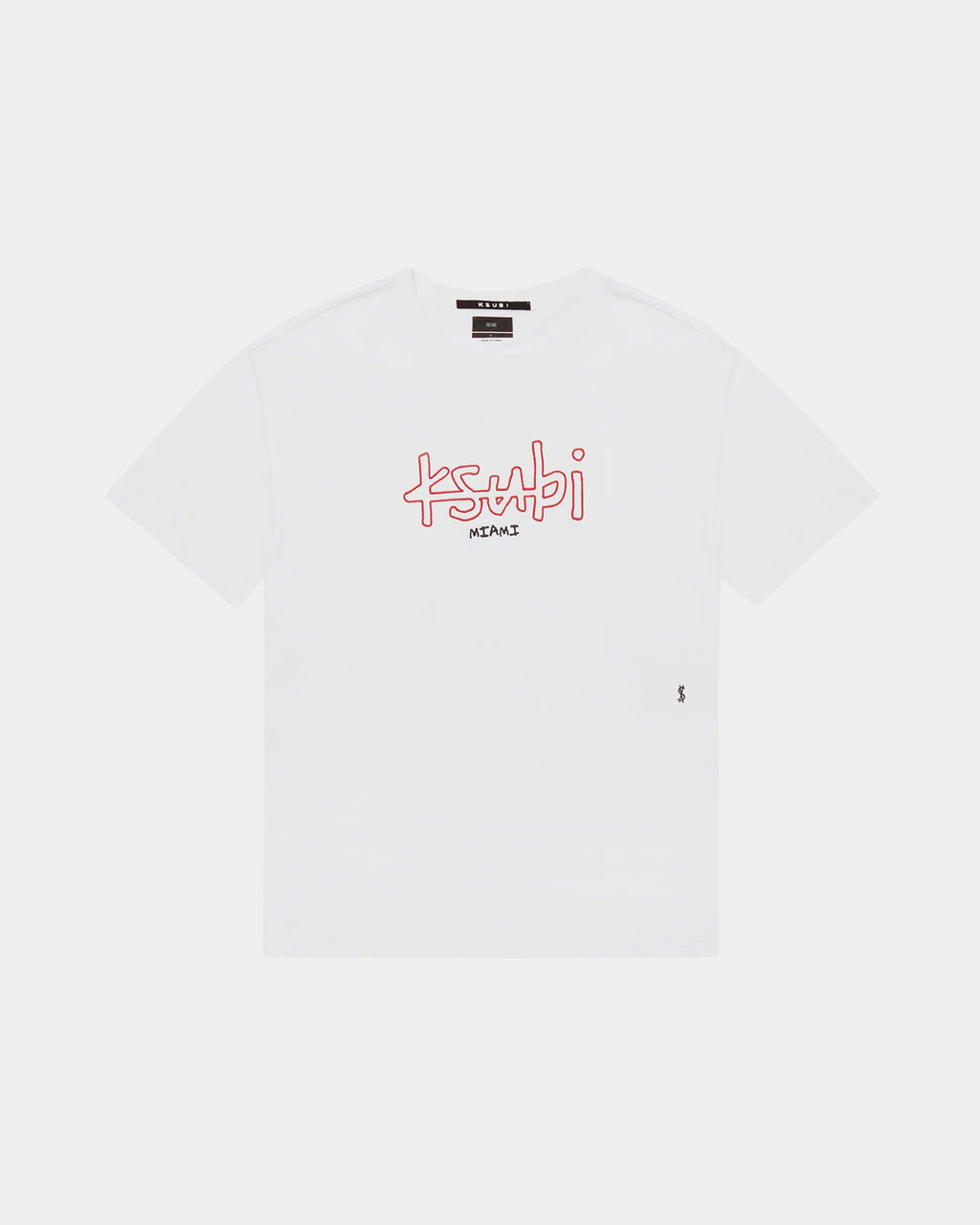 Mens Miami 4x4 Biggie Ss Tee Tru White Oversized Tees - White