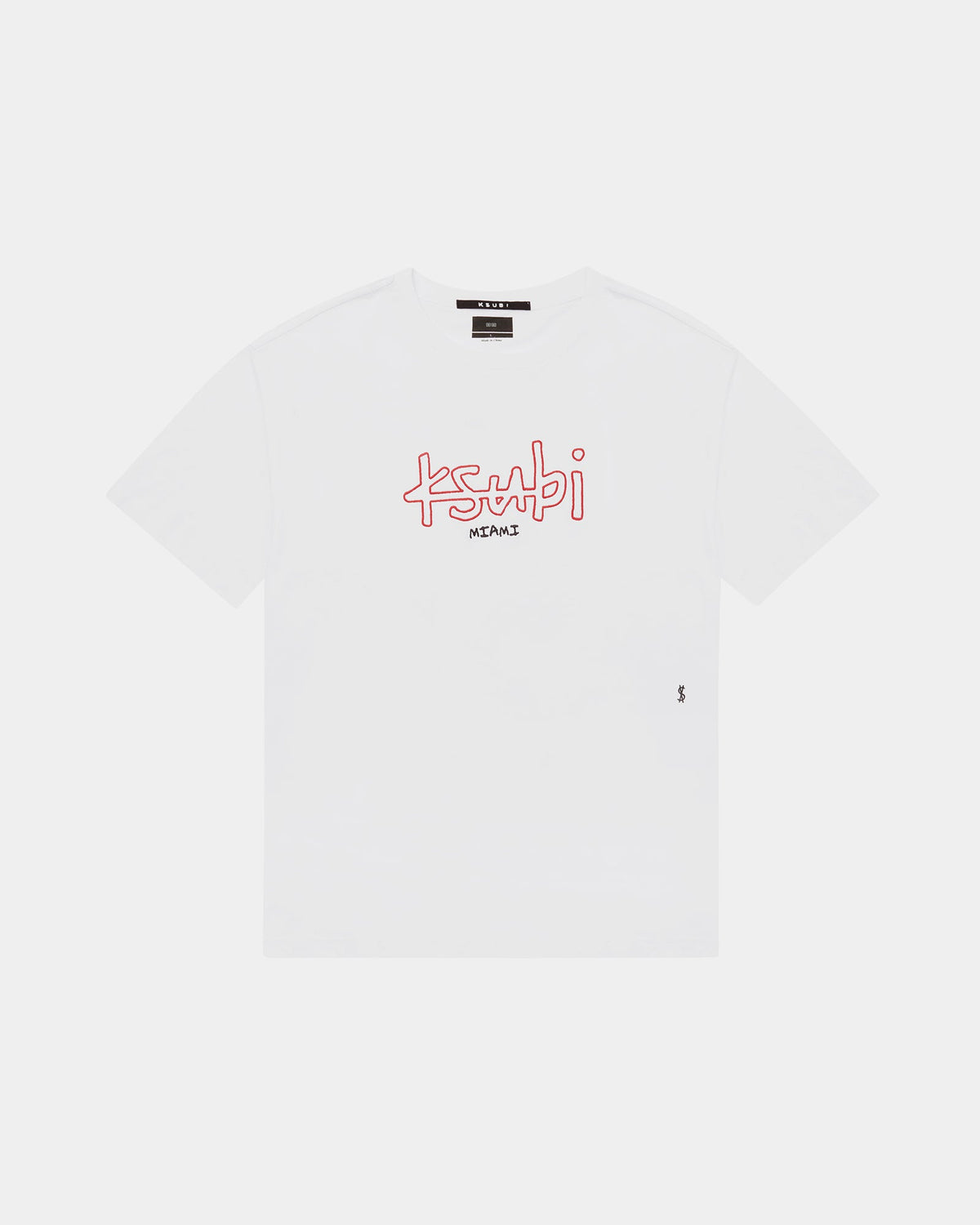 Mens Miami 4x4 Biggie Ss Tee Tru White Oversized Tees - White