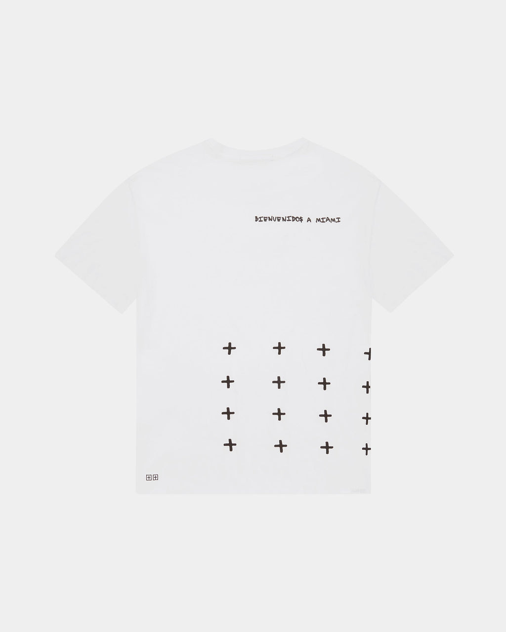 Mens Miami 4x4 Biggie Ss Tee Tru White Oversized Tees - White