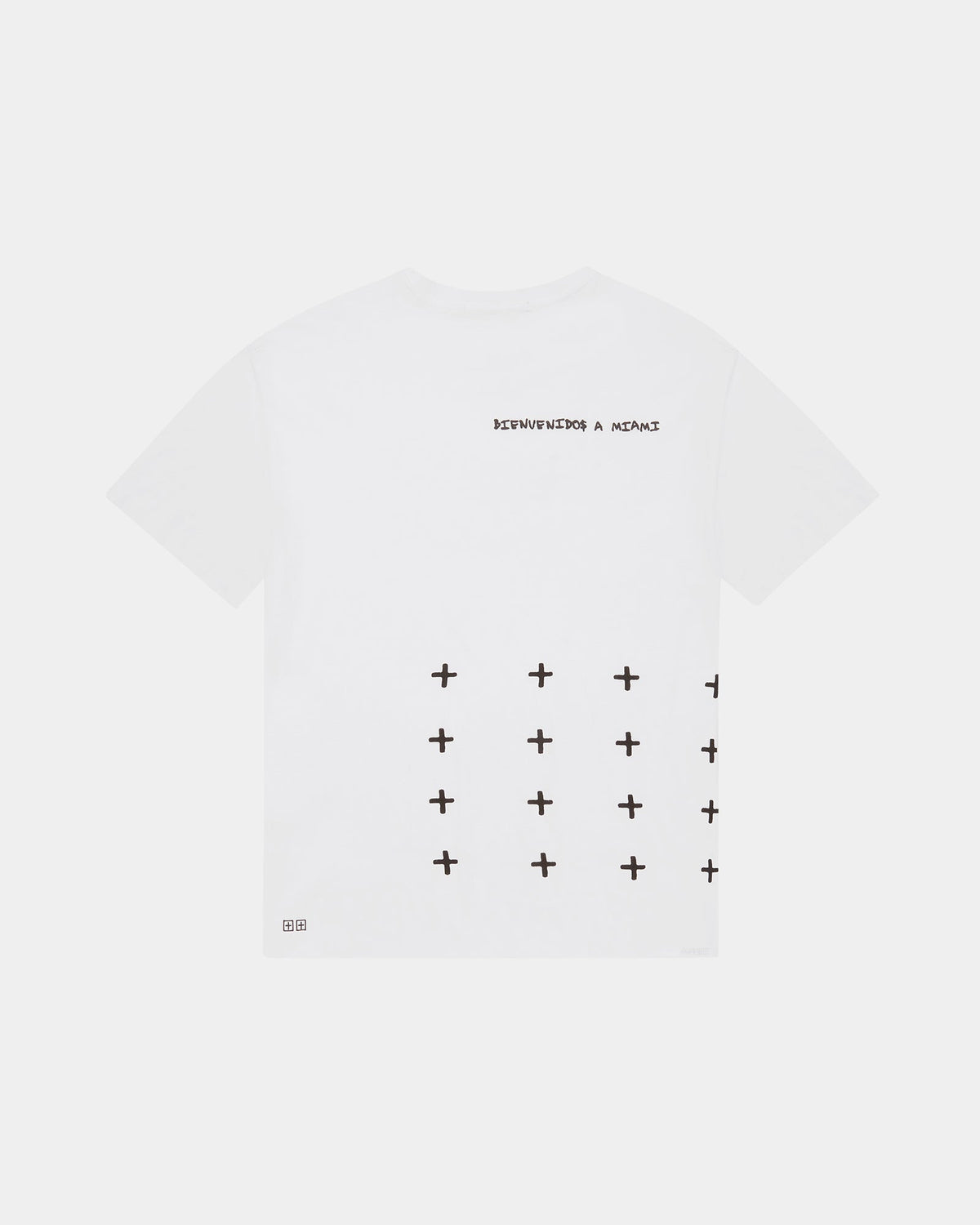 Mens Miami 4x4 Biggie Ss Tee Tru White Oversized Tees - White
