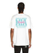 Mens Miami And The Streets Ss Biggie Tee White Oversized Tees - White