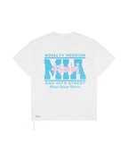 Mens Miami And The Streets Ss Biggie Tee White Oversized Tees - White