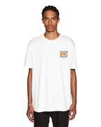 Mens Nyc And The Streets Ss Biggie Tee White Oversized Tees - White