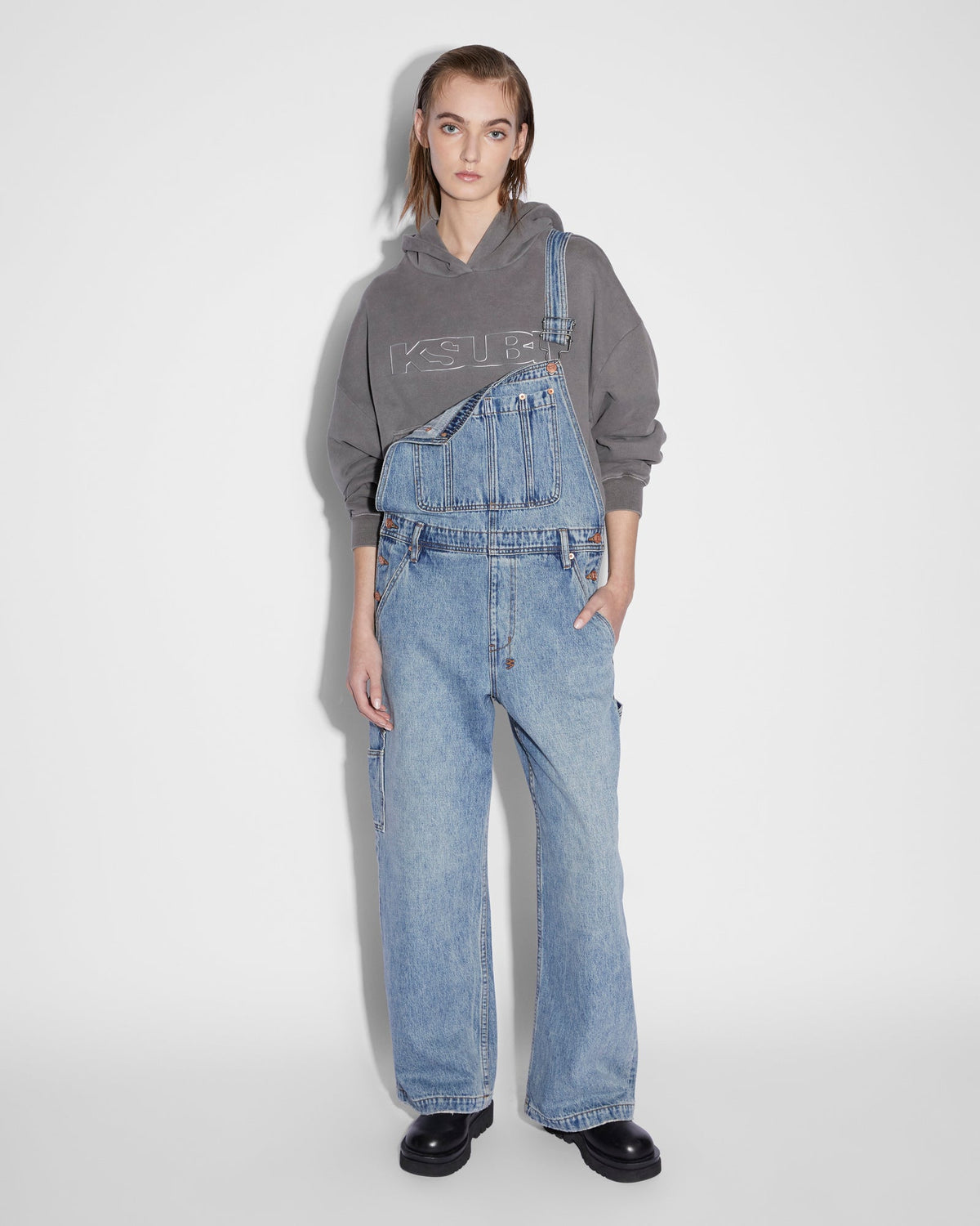 Womens Easy Overall Lifetime Regular Jumpsuits - Denim