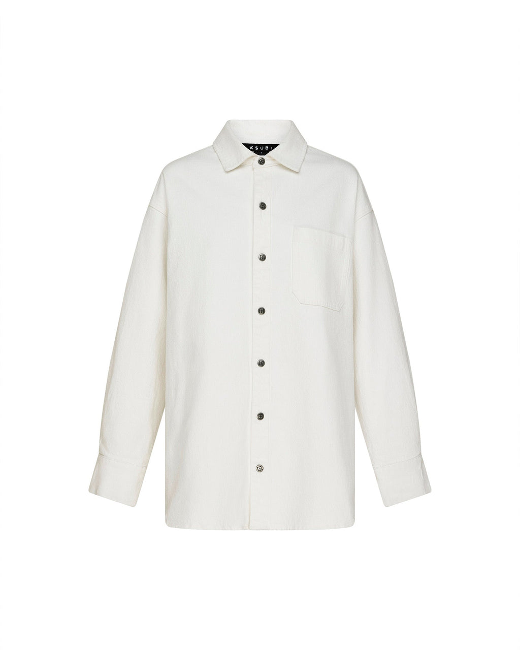 Womens Oversized Ls Shirt Ecru Oversized Shirts - Beige