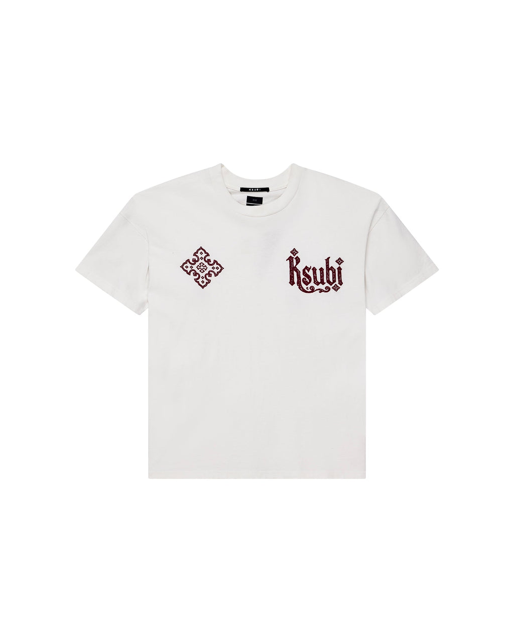 Mens Paise Ekcess Ss Tee Tru White Oversized Tees - White