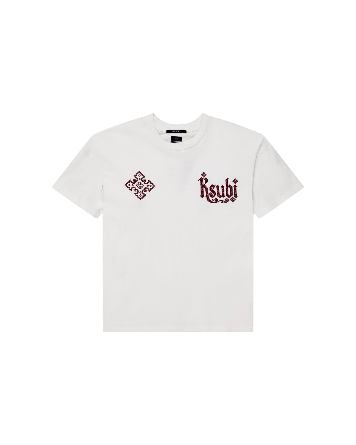 Mens Paise Ekcess Ss Tee Tru White Oversized Tees - White