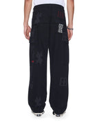 Mens Fugitive Cargo Pant Kash Box Straight Pants - Black