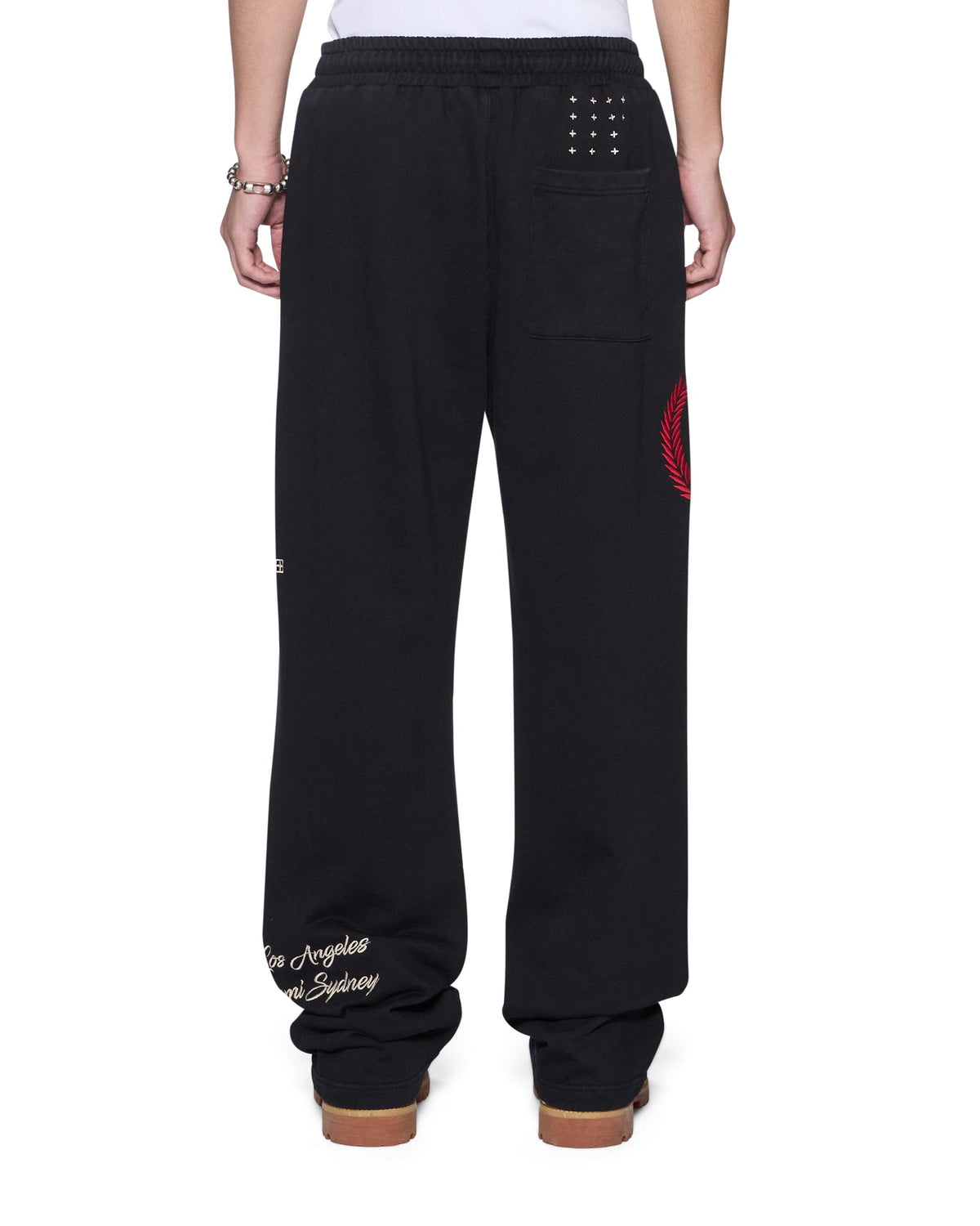 Mens Kball Synthesis Trak Pant Jet Black Regular Pants - Black