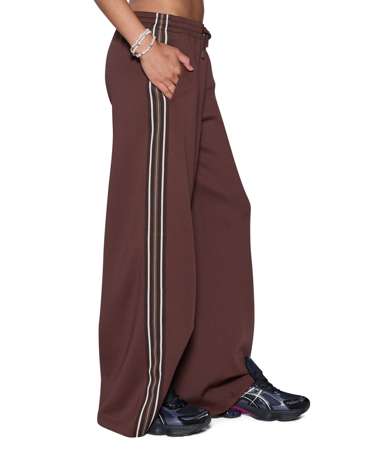 Womens Origin Trakpant Mocha Regular Pants - Brown
