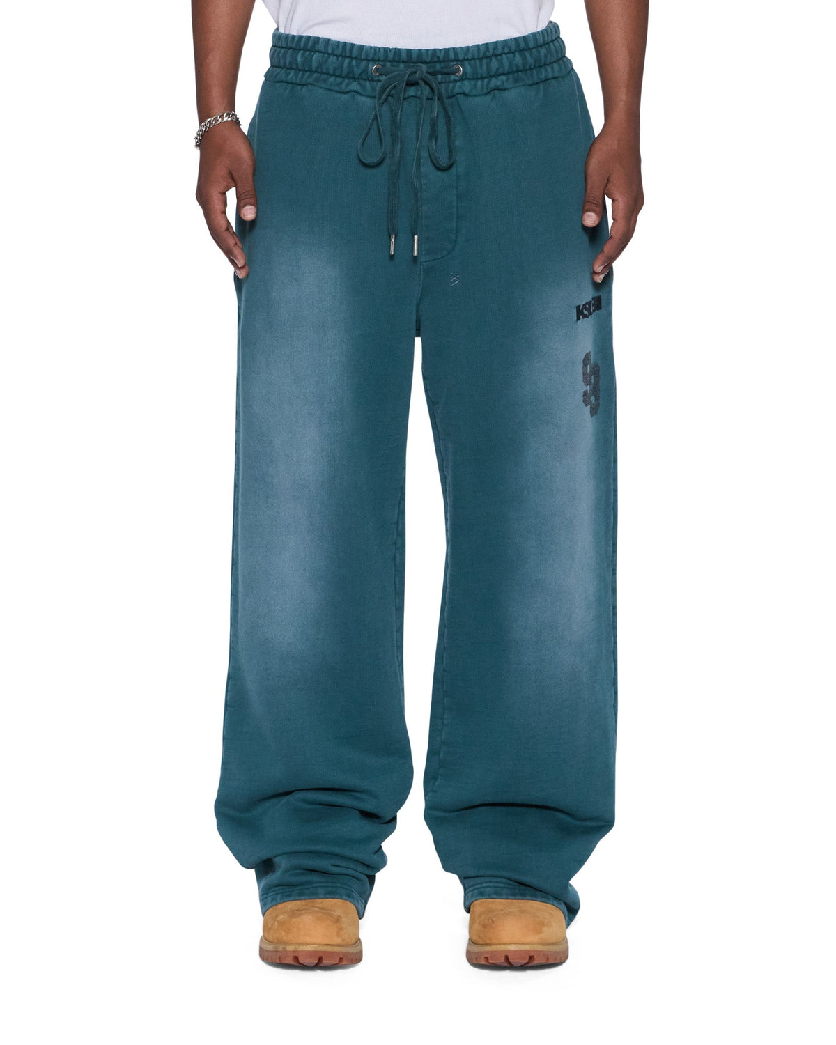 Mens Rugged Tunnel Trak Pant Opal Green Regular Pants - Green