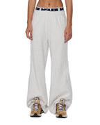 Womens Sott Origin Trakpant Snow Marle Relaxed Pants - Grey