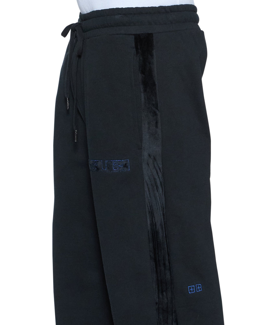 Mens 4x4 Luxe Synthesis Trak Pant Cobalt Black Regular Pants - Black