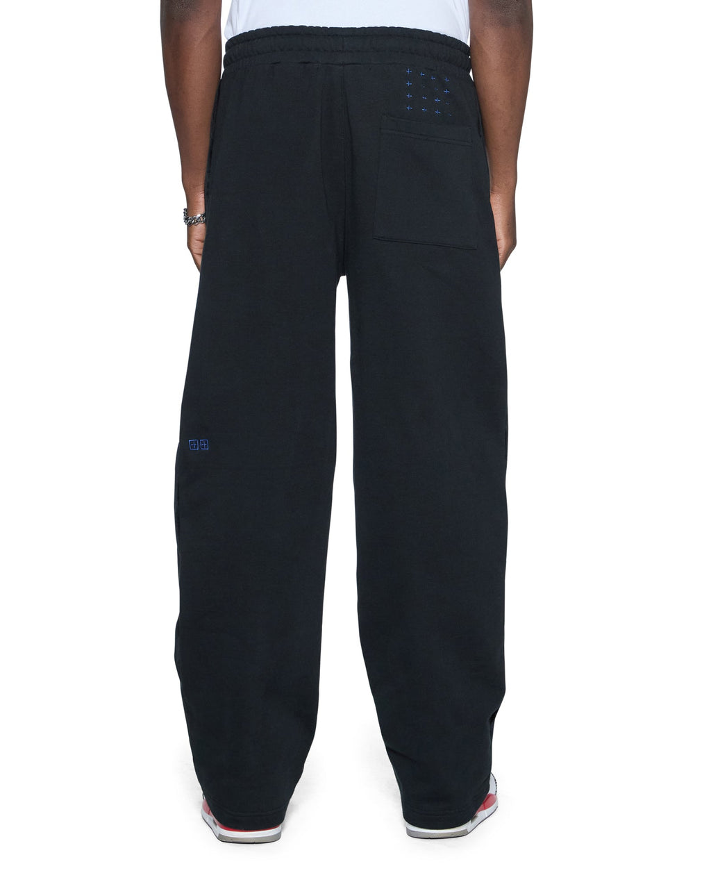 Mens 4x4 Luxe Synthesis Trak Pant Cobalt Black Regular Pants - Black