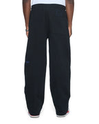 Mens 4x4 Luxe Synthesis Trak Pant Cobalt Black Regular Pants - Black