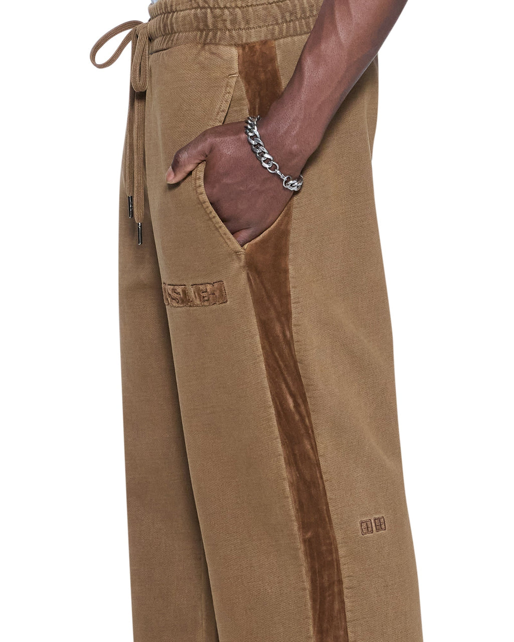 Mens 4x4 Luxe Synthesis Trak Pant Espresso Regular Pants - Brown