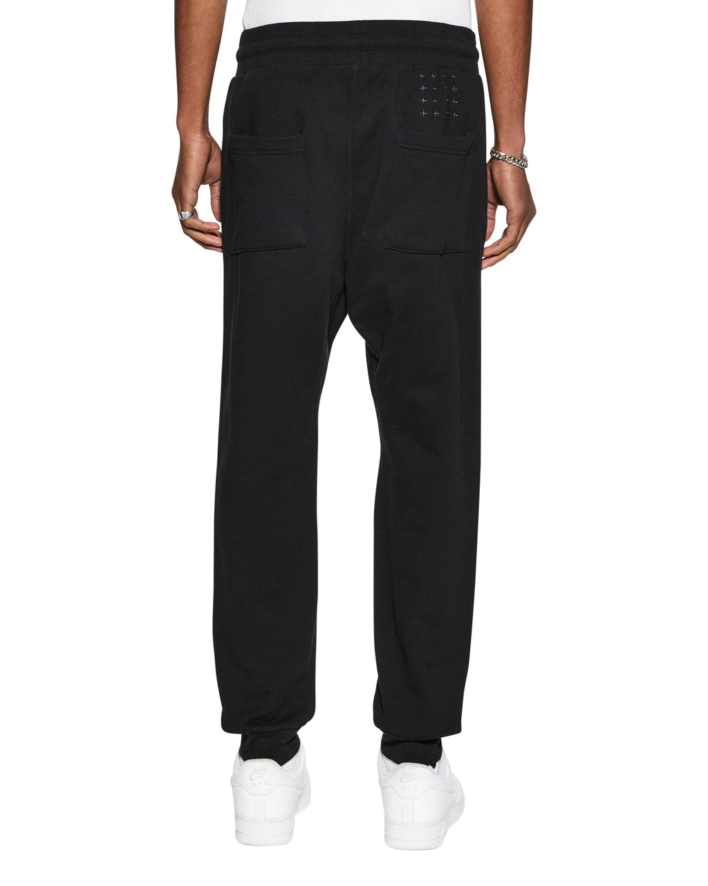 Mens 4 X 4 Trak Jet Black Slim Pants - Black