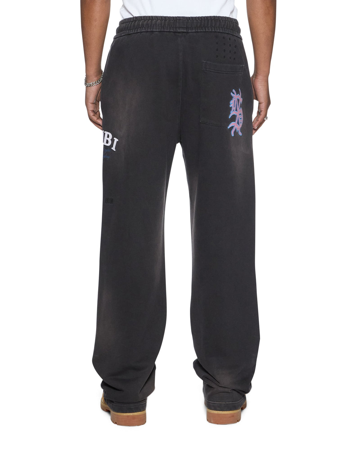 Mens Genesis Synthesis Trak Pant Charcoal Fade Regular Pants - Grey