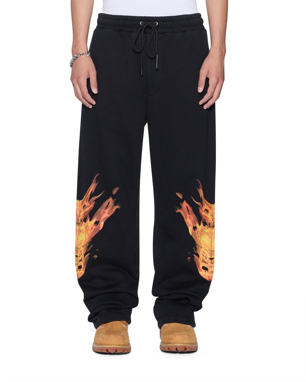 Mens Krown Synthesis Trak Pant Black Regular Pants - Black