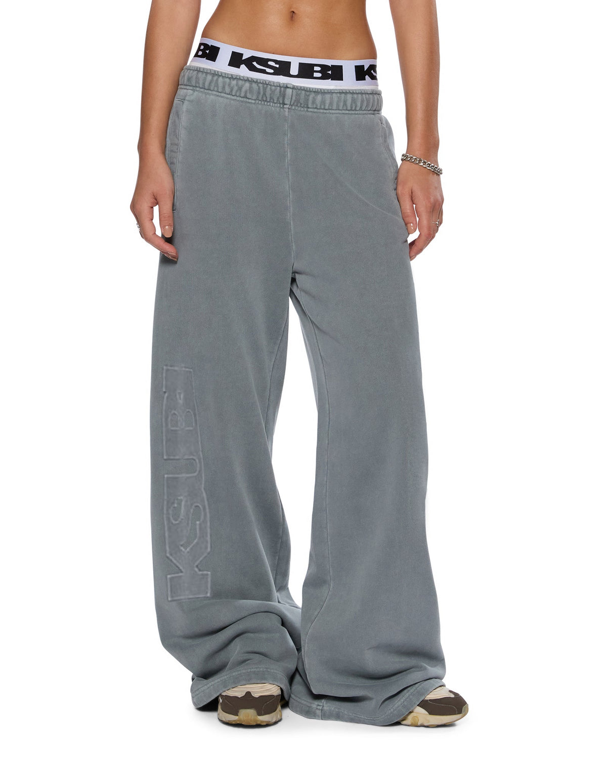 Womens Sott Origin Trak Pant Nightowl Grey Relaxed Pants - Grey