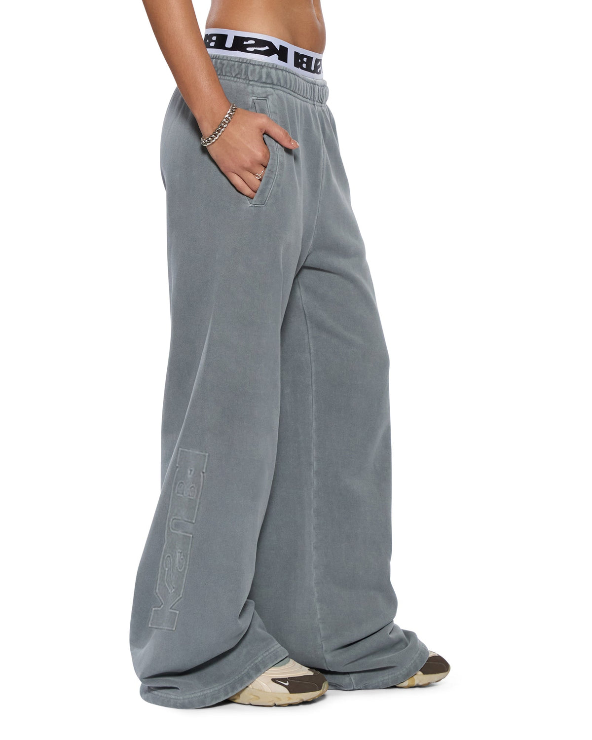 Womens Sott Origin Trak Pant Nightowl Grey Relaxed Pants - Grey