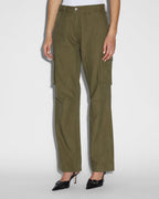 Womens Squad Cargo Khaki Pants - Khaki