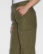 Womens Squad Cargo Khaki Pants - Khaki