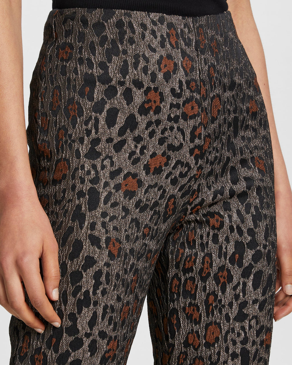 Womens Three Am Pant Leopard Flare Pants - Multi Colour