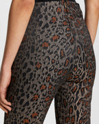 Womens Three Am Pant Leopard Flare Pants - Multi Colour