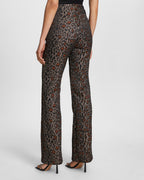 Womens Three Am Pant Leopard Flare Pants - Multi Colour