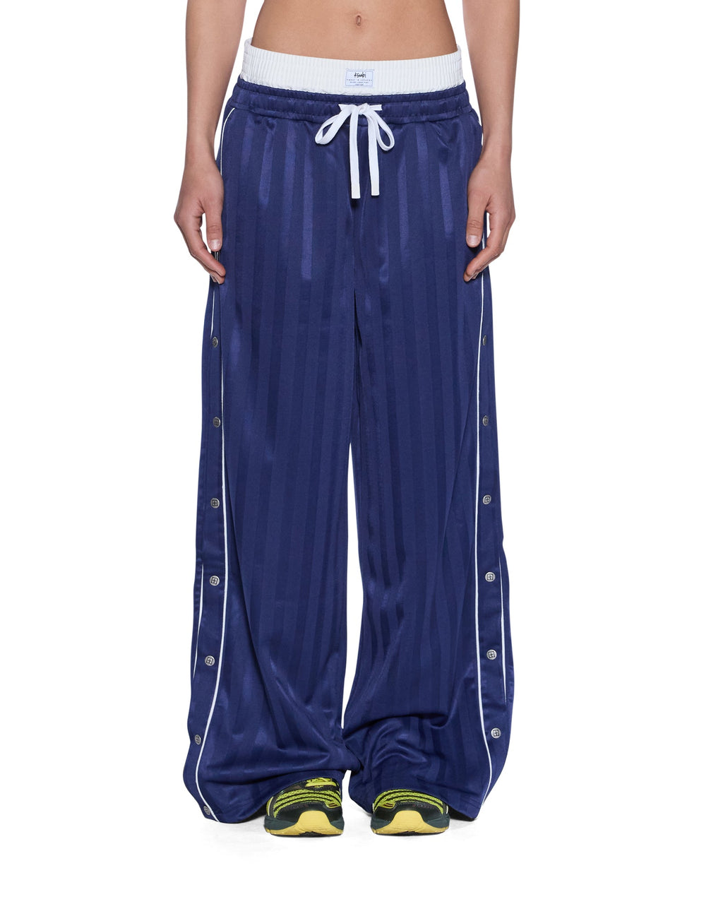 Womens Stacked Origin Trakpant Navy Regular Pants - Navy