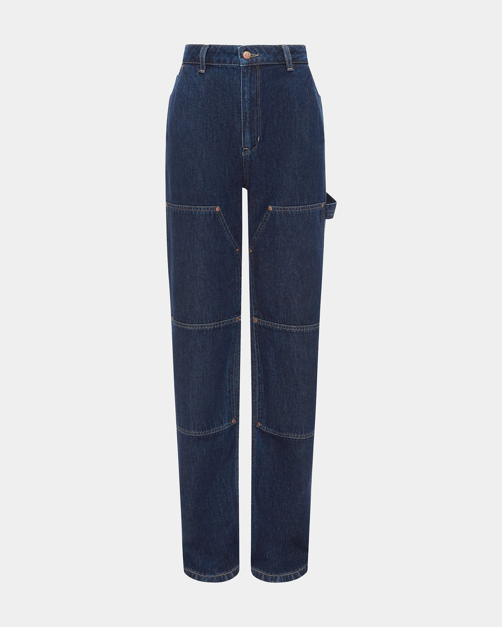Womens Playback Carpenter Legacy Straight Denim Jeans - Denim