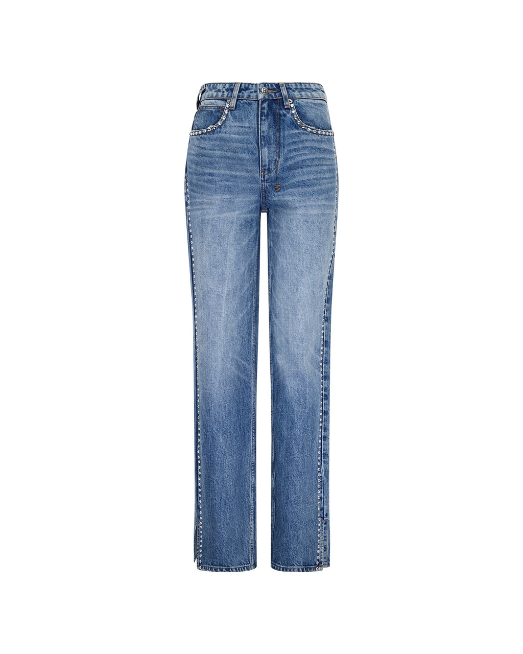 Womens Playback Jean 2.0 Maverik Krystal Straight Denim Jeans - Denim