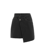 Womens Rap Skirt Stealth A Line Skirts - Black