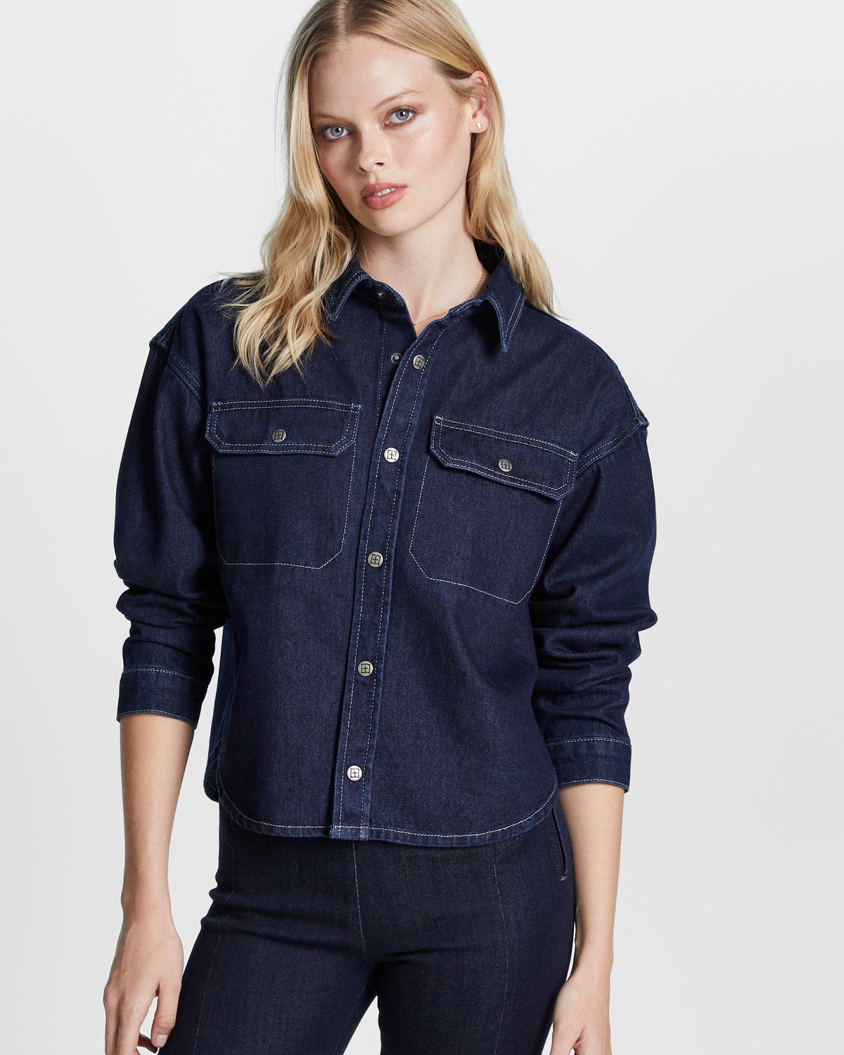 Womens Relaxo Shirt Moonlight Oversized Shirts - Denim