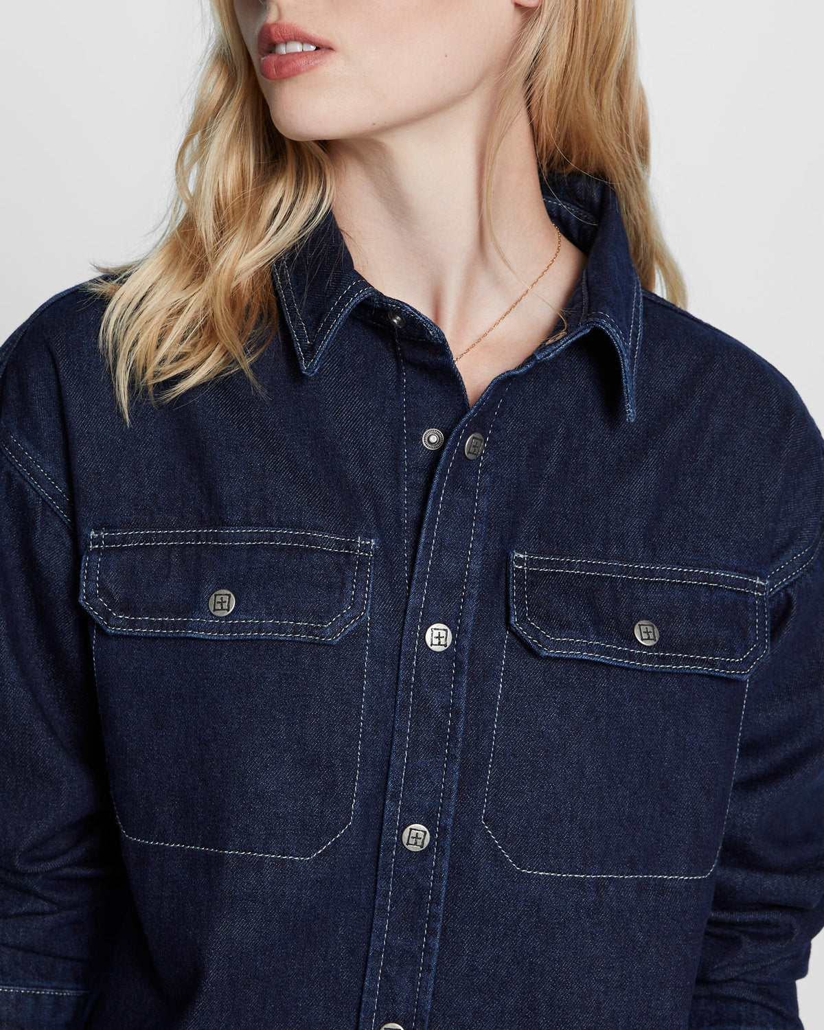 Womens Relaxo Shirt Moonlight Oversized Shirts - Denim