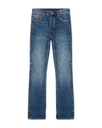 Mens Roped Doubledown Bronko Antique Kraft Bootcut Denim Jeans - Denim