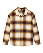 Mens Rosebowl Ls Shirt Burnt Orange Regular Shirts - Orange