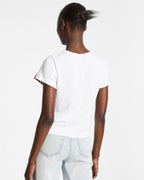 Womens Royalty Bandana Mini Ss Tee Multi Fitted Tees - Multi Colour