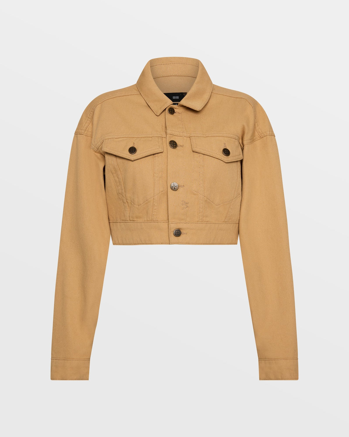 Womens Kommand Jacket Caramel Cropped Jackets - Tan