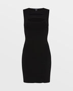 Womens Vertigo Dress Black Fitted Dresses - Black