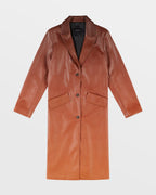 Womens Zephyr Duster Sunset Relaxed Jackets - Orange